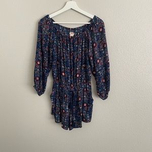 MOSSIMO flower printed romper